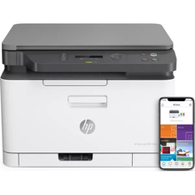 HP MFP 178nw AirPrint All-in-One Wireless Laser Colour Printer - White - 2