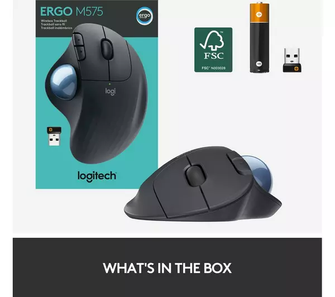 LOGITECH ERGO M575 Wireless Optical Trackball Mouse - 3