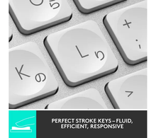 LOGITECH MX Keys Mini for Mac Wireless Keyboard - Pale Grey - 3