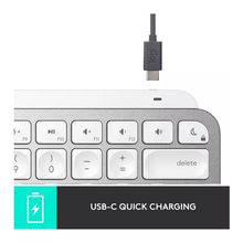 LOGITECH MX Keys Mini for Mac Wireless Keyboard - Pale Grey - 8