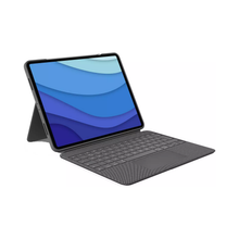Logitech Combo Touch iPad Pro 12.9 Inch Tablet Case - Grey - 1