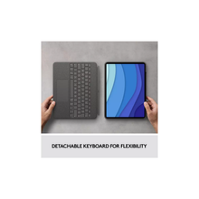 Logitech Combo Touch iPad Pro 12.9 Inch Tablet Case - Grey - 4