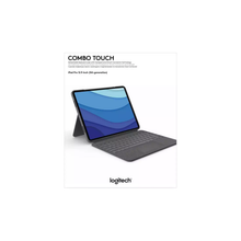 Logitech Combo Touch iPad Pro 12.9 Inch Tablet Case - Grey - 7
