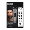 BRAUN 11-in-1 MGK7440 Wet & Dry All-in-one Trimmer Kit - Grey - 1