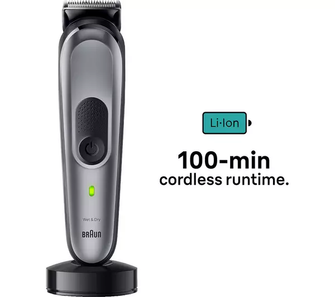 BRAUN 11-in-1 MGK7440 Wet & Dry All-in-one Trimmer Kit - Grey - 3