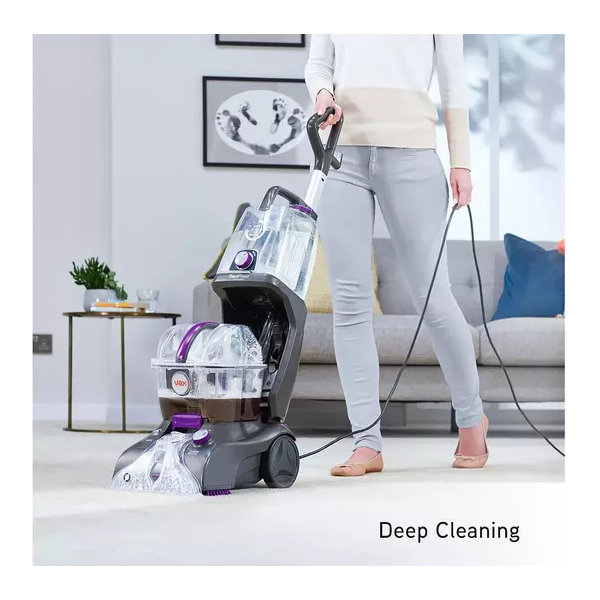 VAX Rapid Power Refresh CDCW-RPXR Upright Carpet Cleaner - Purple & Graphite - 2