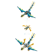 LEGO NINJAGO Elemental Dragon vs. The Empress Mech, Large Building Toy Set with Dragon Toy, Action Figure, Ninja Flyer and 6 Minifigures, Dragons Rising Series Gift for Kids, Boys, Girls 71796 - 5