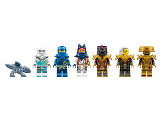LEGO NINJAGO Elemental Dragon vs. The Empress Mech, Large Building Toy Set with Dragon Toy, Action Figure, Ninja Flyer and 6 Minifigures, Dragons Rising Series Gift for Kids, Boys, Girls 71796 - 6