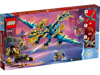 LEGO NINJAGO Elemental Dragon vs. The Empress Mech, Large Building Toy Set with Dragon Toy, Action Figure, Ninja Flyer and 6 Minifigures, Dragons Rising Series Gift for Kids, Boys, Girls 71796 - 7