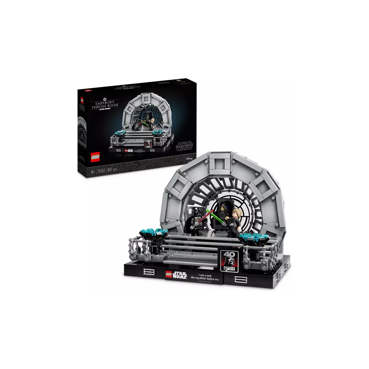 LEGO Star Wars 75352 Emperor's Throne Room Diorama Set - 1