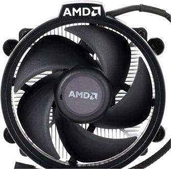 AMD Ryzen 5 5600 with Wraith Stealth Fan - (Socket AM4/6 Cores -12 Threads/Min Frequency 3.5GHZ- Boost Frequency 4.4GHz/35MB/65W) - 6