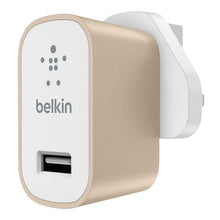 Belkin 12W Fast Charger - Universal 2.4A Home Charging Station - Metallic Gold - 3