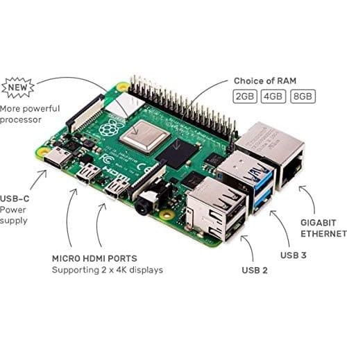Raspberry Pi 4 Computer Model B (4GB) - 3