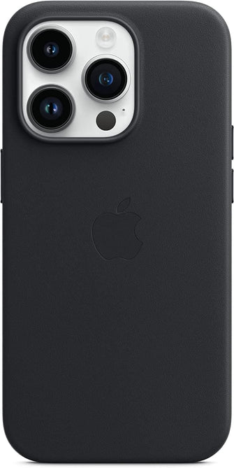 Apple iPhone 14 Pro Leather Case with MagSafe - Midnight - MPPG3ZM/A - 3