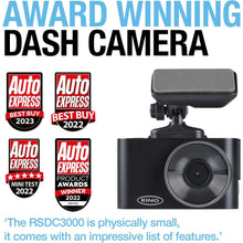 Ring Automotive - RSDC3000 Smart Dash Cam with GPS WiFi Full HD 1296p 30fps 2"| Ring Connect App front car camera dashcam rear compatible , BLACK - 2