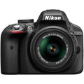 Nikon D3300 Digital SLR Camera with 18-55mm VR II Lens Kit (24.2 MP, 3 inch LCD) - Black - 1