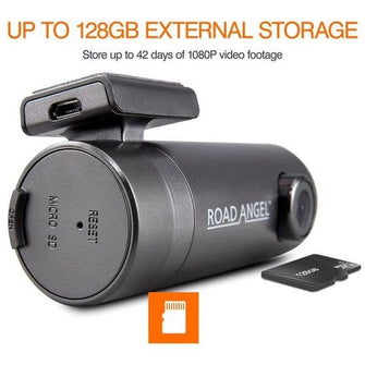 ROAD ANGEL Halo Go Full HD Dash Cam - Black - 1080P Dash Cam - 2
