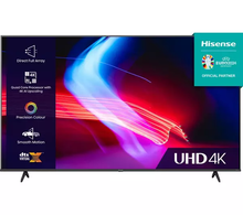 Hisense 43 Inch VIDAA Smart TV 43A6KTUK - Dolby Vision, Pixel Tuning, Voice Remote, Share to TV, and Youtube, Freeview Play, Netflix and Disney (2023 New Model), Black - 1
