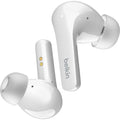 Belkin SOUNDFORM Flow True Wireless Earbuds with Active Noise Cancellation, Bluetooth Earphones with Wireless Charging, IPX5 Sweat and Water Resistant, 31H Play Time, for iPhone, Galaxy, Pixel - White - 1