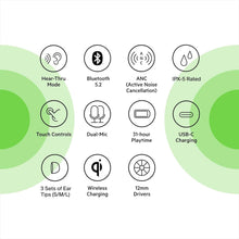 Belkin SOUNDFORM Flow True Wireless Earbuds with Active Noise Cancellation, Bluetooth Earphones with Wireless Charging, IPX5 Sweat and Water Resistant, 31H Play Time, for iPhone, Galaxy, Pixel - White - 3