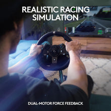 Logitech G G920 Driving Force Racing Wheel & Pedals + Gear Shifter Bundle, Real Force Feedback for Xbox/PC, - Black - 4