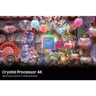 Samsung 43 Inch CU7100 UHD HDR Smart TV (2023) - 4K Crystal Processor, Adaptive Sound Audio, PurColour, Built In Gaming TV Hub, Streaming & Video Call Apps And Image Contrast Enhancer - 5