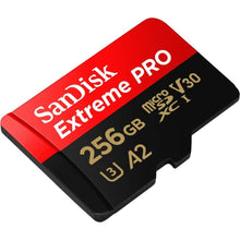 SanDisk 256GB Extreme PRO microSDXC card + SD adapter + RescuePro Deluxe, up to 200 MB/s, UHS-I Class 10 U3 V30 - 2