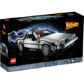 LEGO Icons 10300 Back to the Future Time Machine DeLorean Car Set - 1