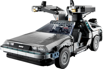 LEGO Icons 10300 Back to the Future Time Machine DeLorean Car Set - 4