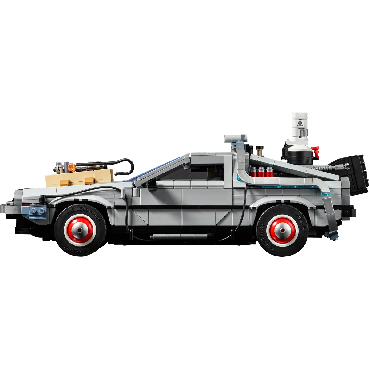 LEGO Icons 10300 Back to the Future Time Machine DeLorean Car Set - 6
