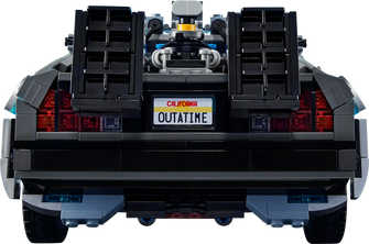 LEGO Icons 10300 Back to the Future Time Machine DeLorean Car Set - 7