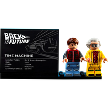 LEGO Icons 10300 Back to the Future Time Machine DeLorean Car Set - 8