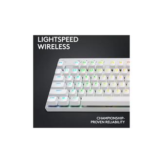 Logitech PRO X TKL Wireless Gaming Keyboard - White - 2