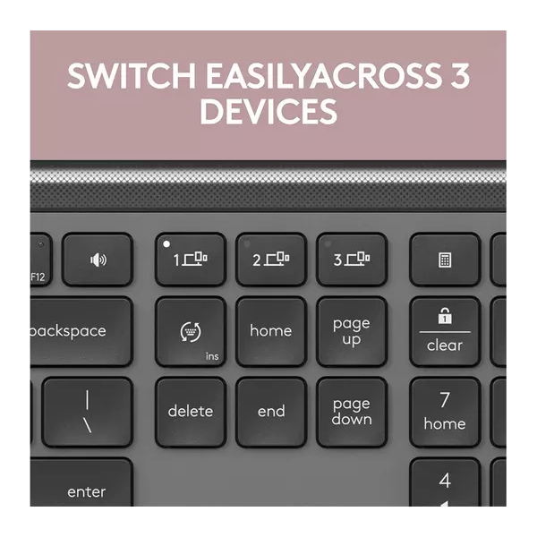 LOGITECH Signature Slim MK950 Wireless Keyboard & Mouse Set - Graphite - 2