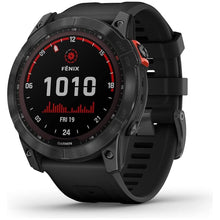 Garmin fēnix 7X SOLAR, Large Multisport GPS Smartwatch, Solar Charging, Advanced Health and Training Features, Up to 37 days battery life, Black - 1