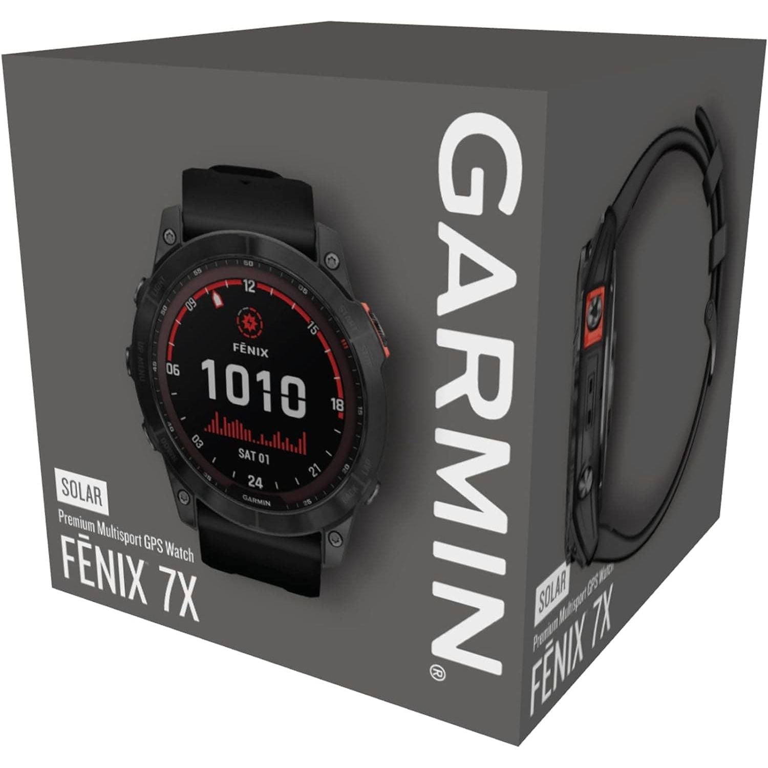 Garmin fēnix 7X SOLAR, Large Multisport GPS Smartwatch, Solar Charging, Advanced Health and Training Features, Up to 37 days battery life, Black - 7