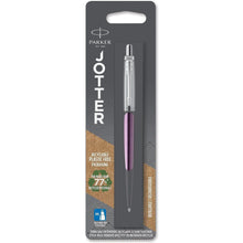 Parker Jotter Ballpoint Pen | Victoria Violet | Medium Point Blue Ink - 1