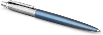 Parker Jotter Ballpoint Pen, Waterloo Blue, Medium Point Blue Ink - 2