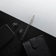 Parker Jotter Ballpoint Pen | Bond Street Black with Chrome Trim | Medium Point Blue Ink - 3