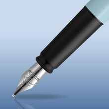 Waterman Paris Allure Fountain Pen, 0.5 mm, Fine Point, Baby Blue Pastel Lacquer, Blue Ink - 3