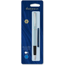 Waterman Paris Allure Fountain Pen, 0.5 mm, Fine Point, Baby Blue Pastel Lacquer, Blue Ink - 1