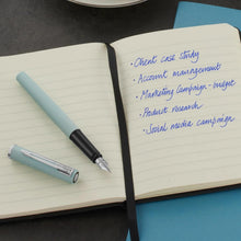 Waterman Paris Allure Fountain Pen, 0.5 mm, Fine Point, Baby Blue Pastel Lacquer, Blue Ink - 7