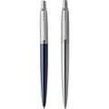 Parker Jotter London Duo Discovery Pack | with Ballpoint Pen (Royal Blue) & Gel Pen (Stainless Steel) - 1