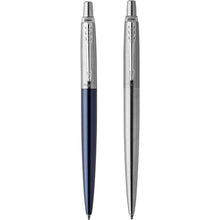 Parker Jotter London Duo Discovery Pack | with Ballpoint Pen (Royal Blue) & Gel Pen (Stainless Steel) - 1