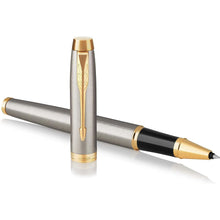 Parker IM Rollerball Pen | Brushed Metal | Fine Point Black Ink - 2