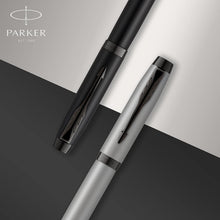 Parker IM Rollerball Pen | Brushed Metal | Fine Point Black Ink - 6