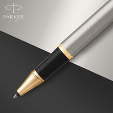 Parker IM Rollerball Pen | Brushed Metal | Fine Point Black Ink - 4