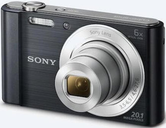 Sony Cyber-SHOT DSC-W810, Compact Camera with 6x Optical Zoom, 20.1 Mega Pixels - Black - 2