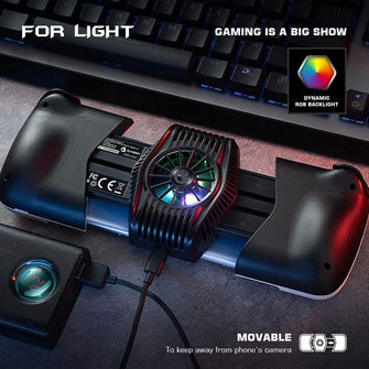 GameSir X3 Type C Gamepad, Mobile Game Controller for Android Phone with Cooler Fan, Plug and Play Joystick - 3