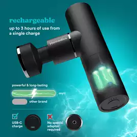 HoMedics MYTI Handheld Massage Gun - Black - 4